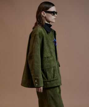 【26AUTUMN PRE-ORDER】Haircalf-Like Utility Jacket