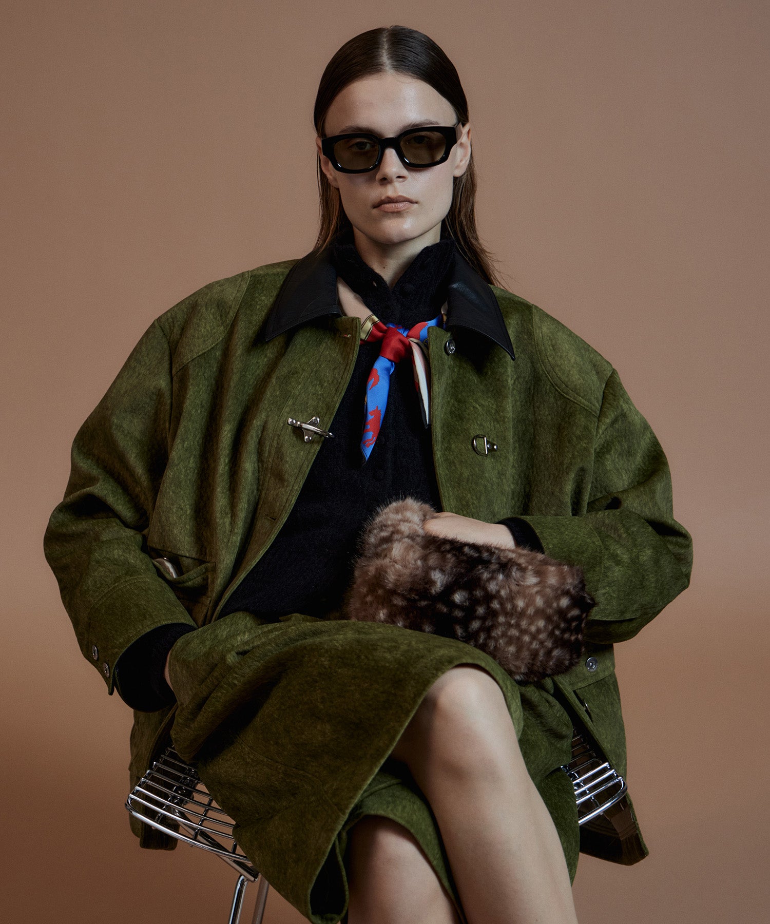 【26AUTUMN PRE-ORDER】Haircalf-Like Utility Jacket