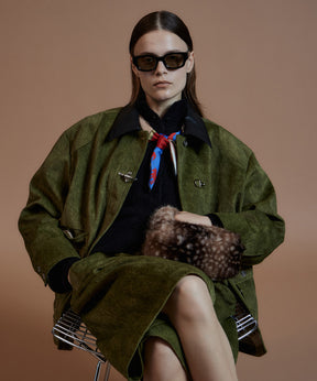 【26AUTUMN PRE-ORDER】Haircalf-Like Utility Jacket