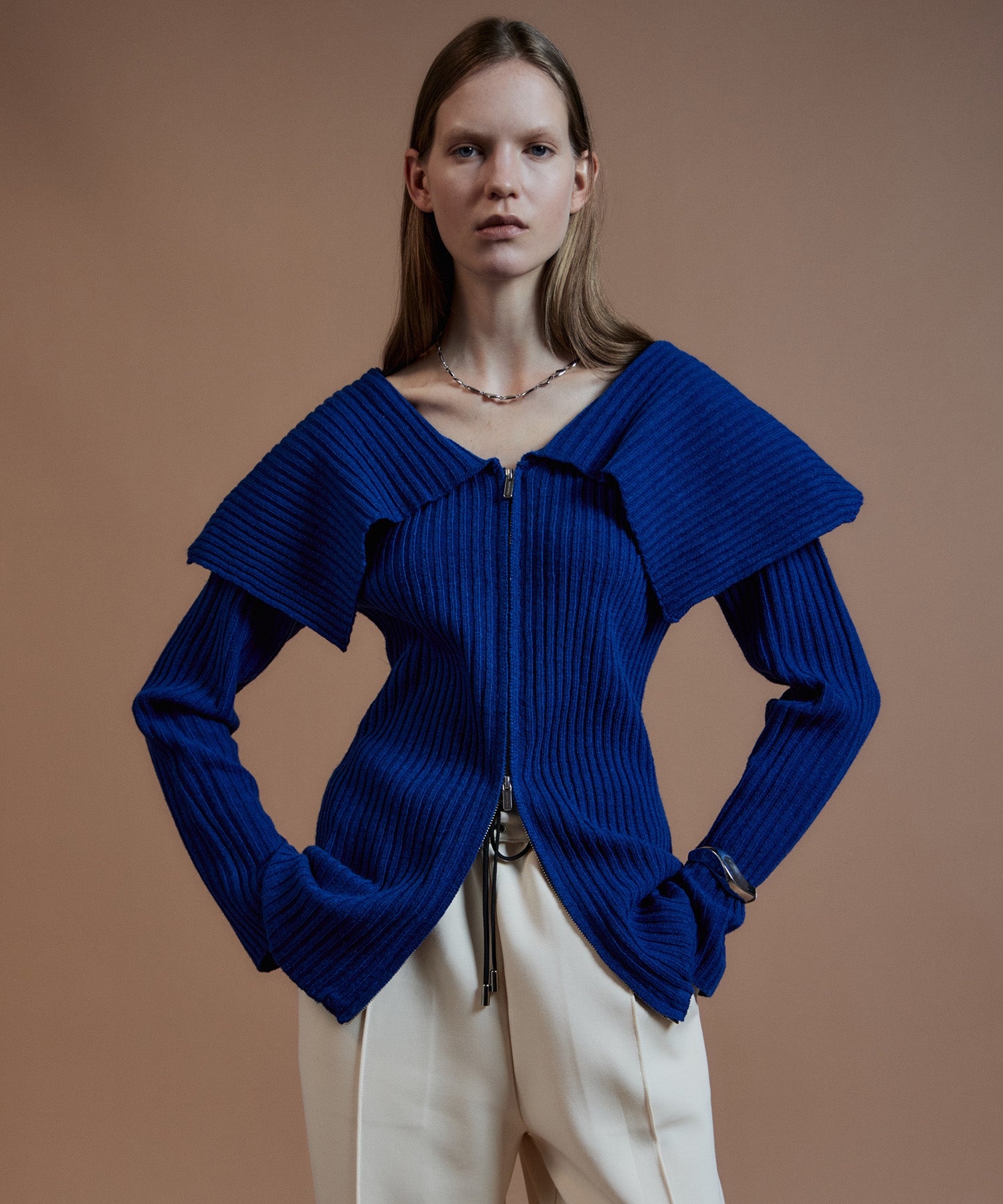 【26AUTUMN PRE-ORDER】Big Collar Cardigan