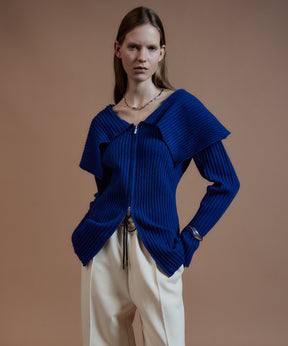 【26AUTUMN PRE-ORDER】Big Collar Cardigan