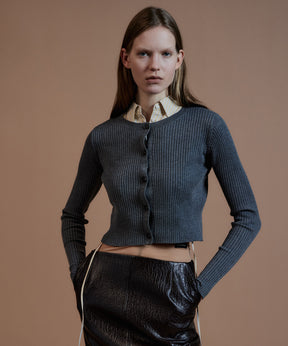 【26AUTUMN PRE-ORDER】Layered Shirt Knit