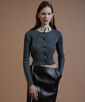 【26AUTUMN PRE-ORDER】Layered Shirt Knit