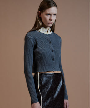 【26AUTUMN PRE-ORDER】Layered Shirt Knit
