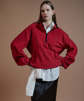 【26AUTUMN PRE-ORDER】Half-Zip Fleece Top