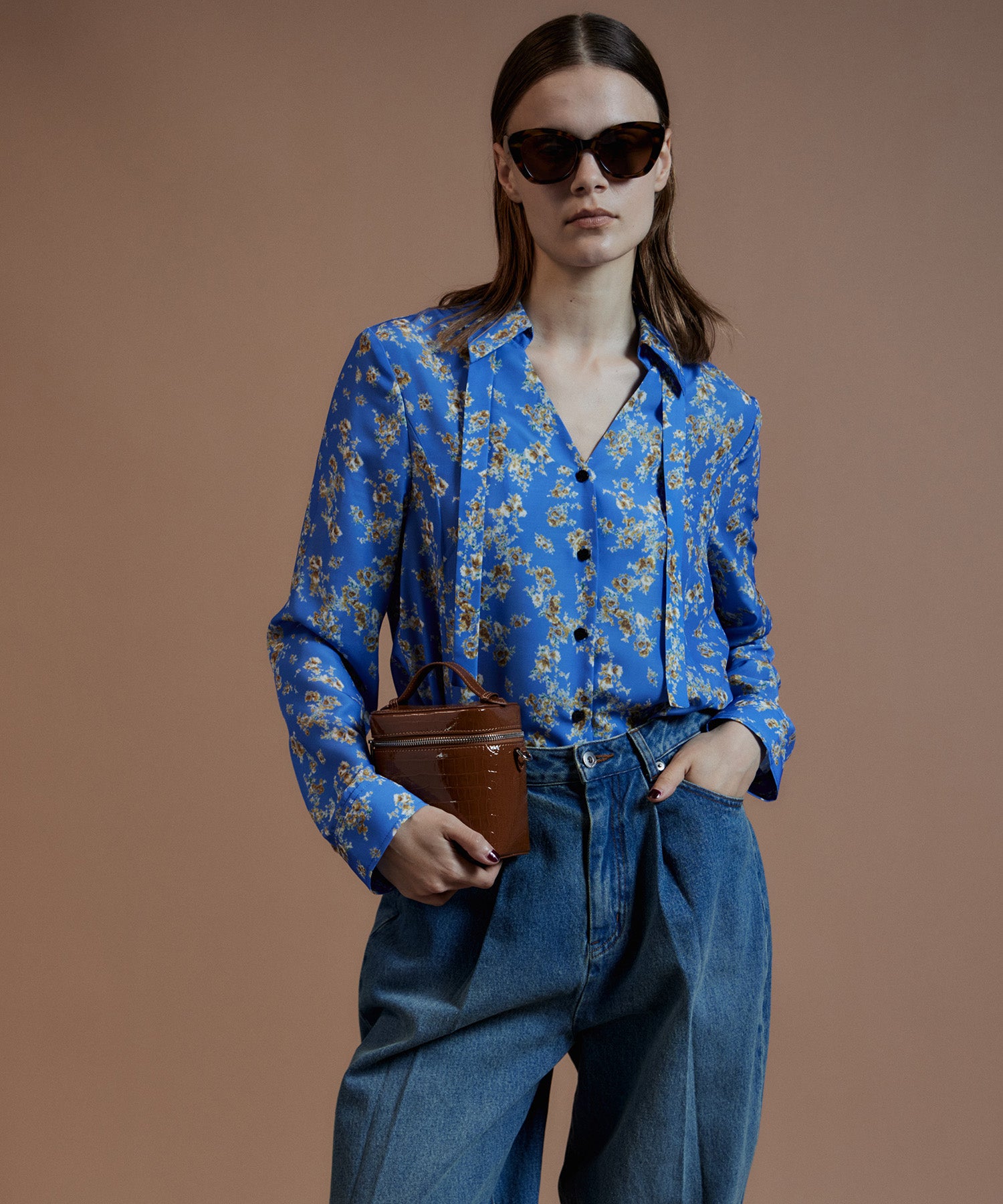 【26AUTUMN PRE-ORDER】Flower Print Shirt