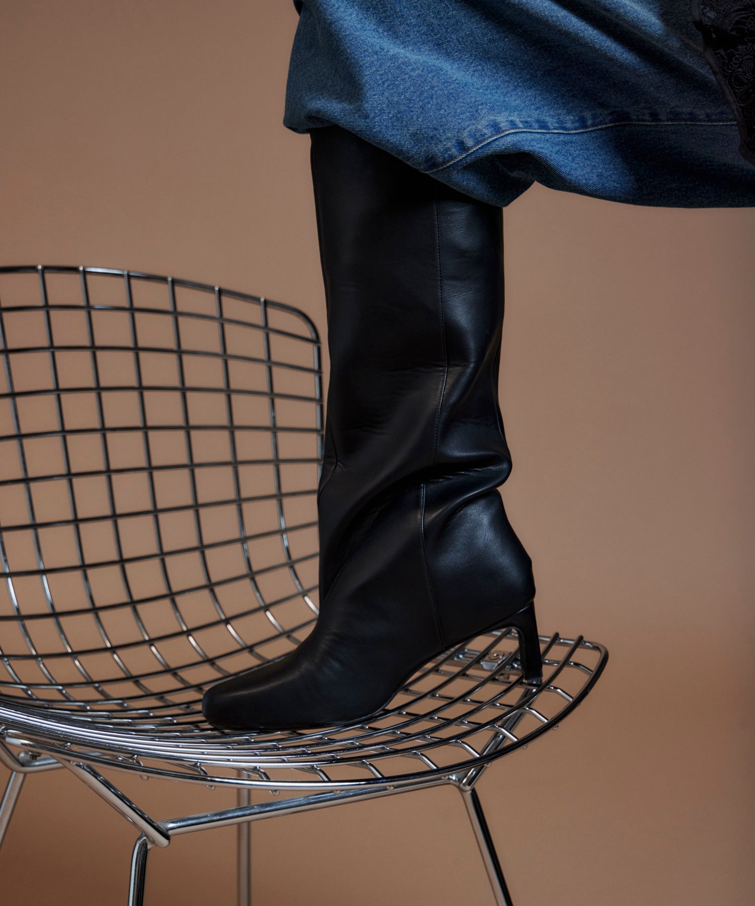 【26AUTUMN PRE-ORDER】Round-Toe Wide Long Boots