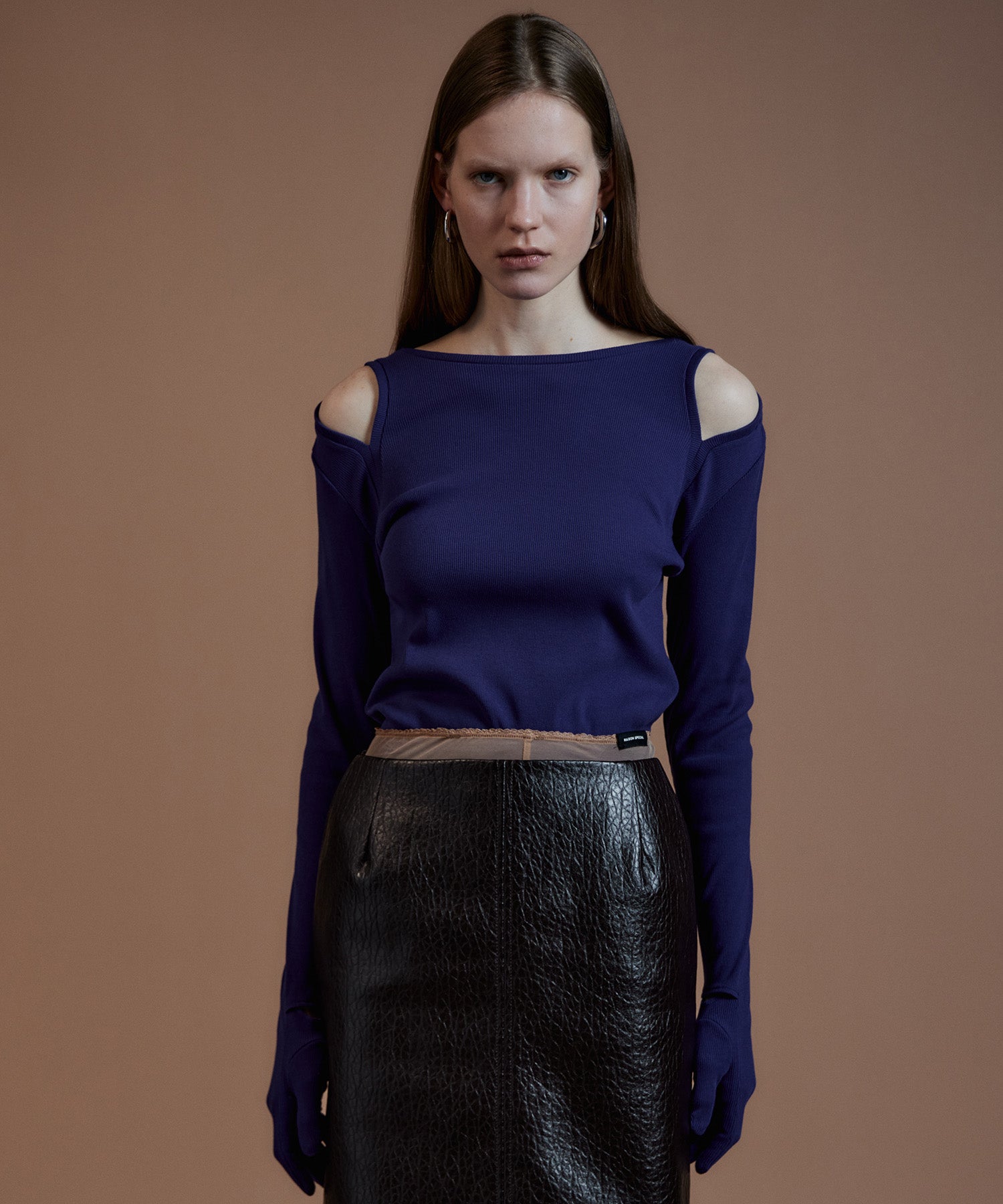 【26AUTUMN PRE-ORDER】Glove Rib Jersey Top
