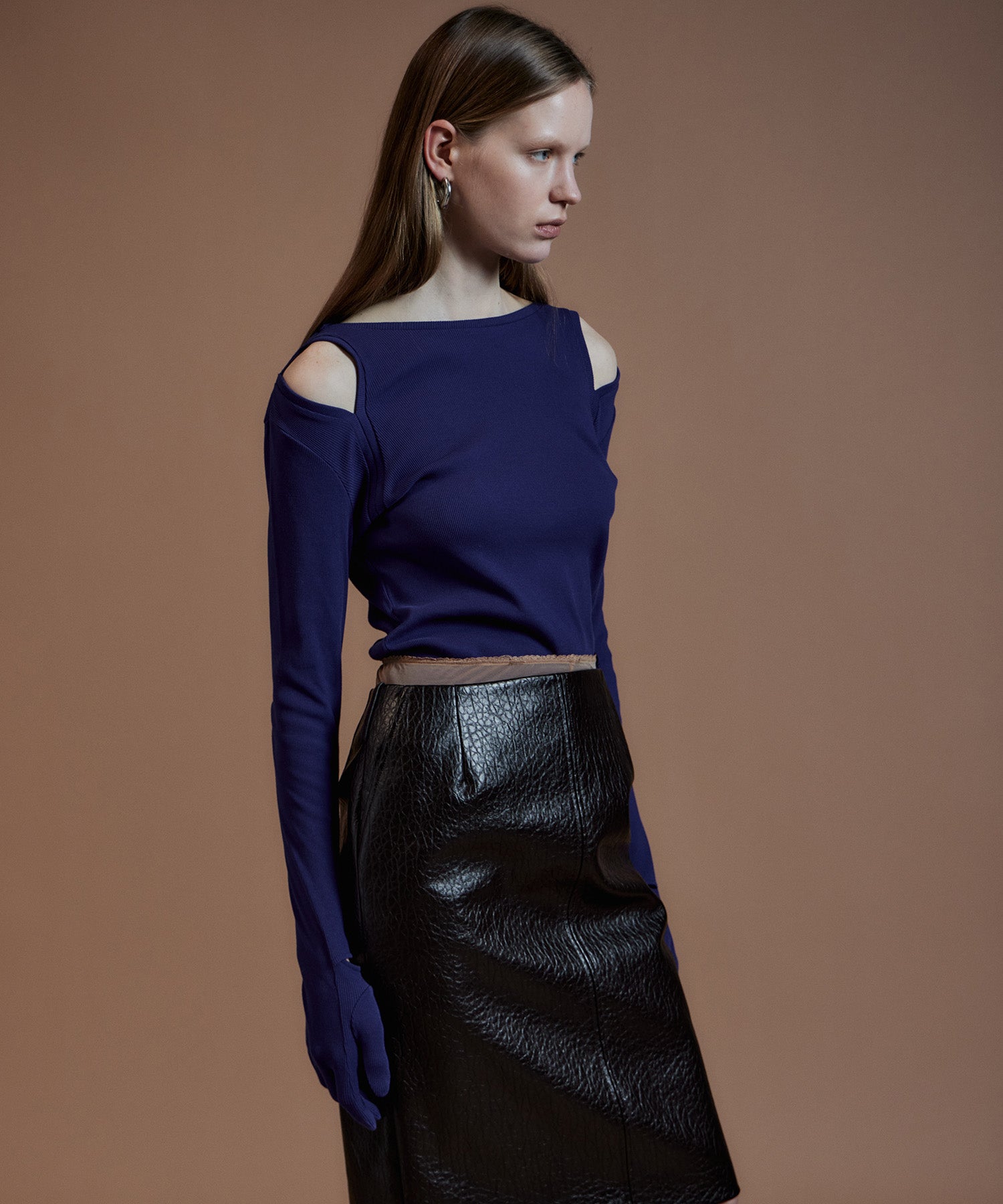 【26AUTUMN PRE-ORDER】Glove Rib Jersey Top