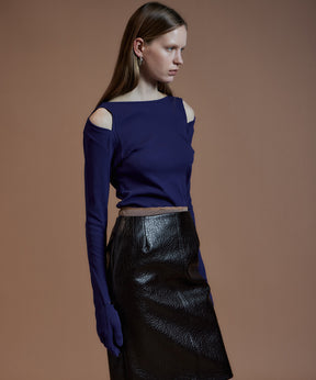 【26AUTUMN PRE-ORDER】Glove Rib Jersey Top