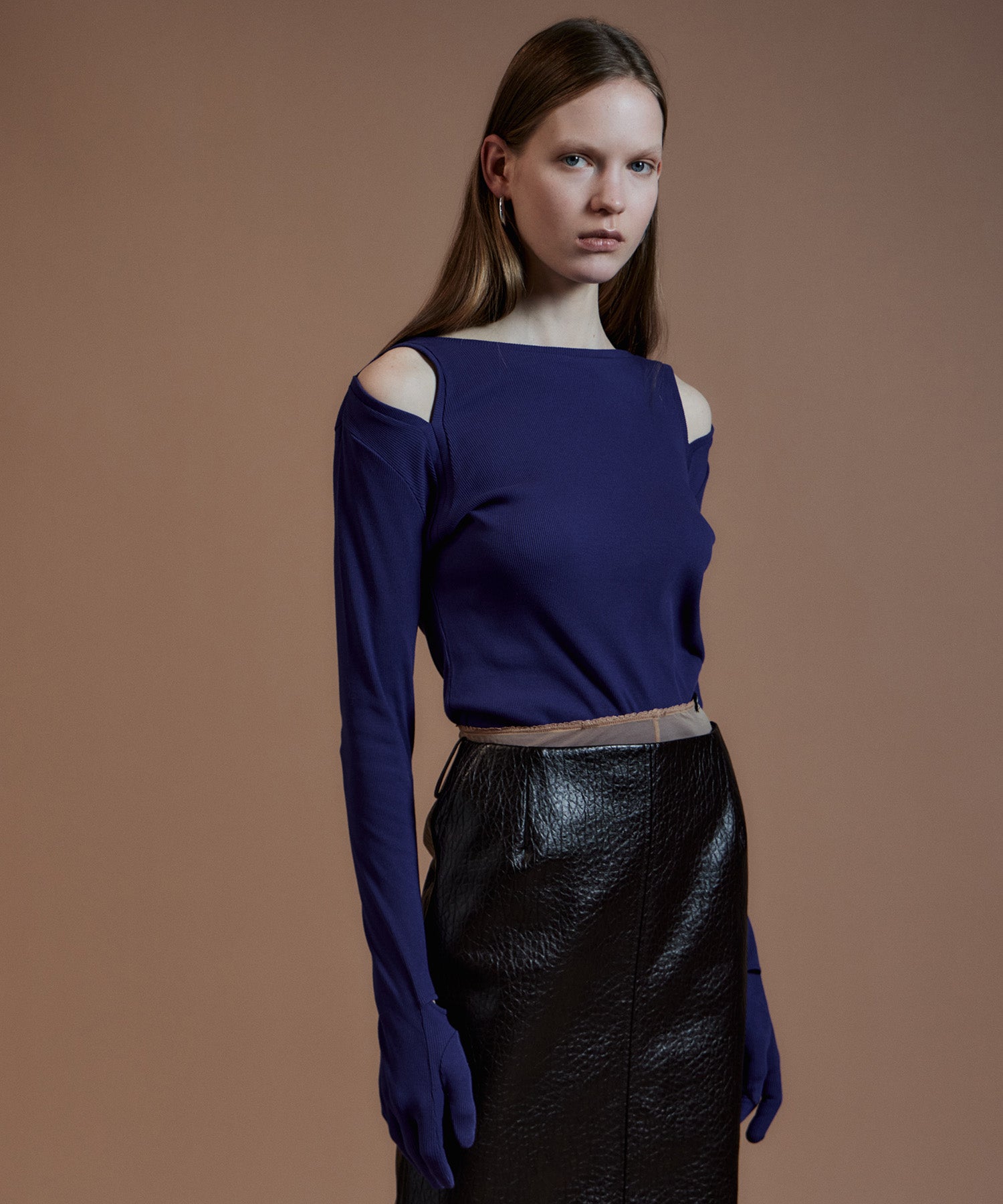 【26AUTUMN PRE-ORDER】Glove Rib Jersey Top