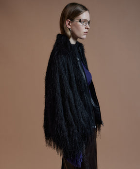 【26AUTUMN PRE-ORDER】Feather High-Neck Blouson