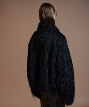 【26AUTUMN PRE-ORDER】Feather High-Neck Blouson