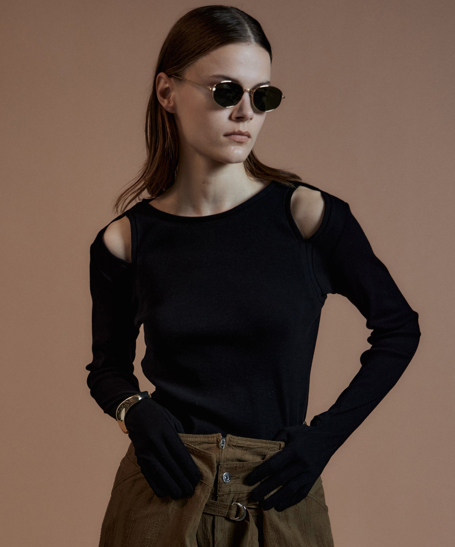【26AUTUMN PRE-ORDER】Glove Rib Jersey Top
