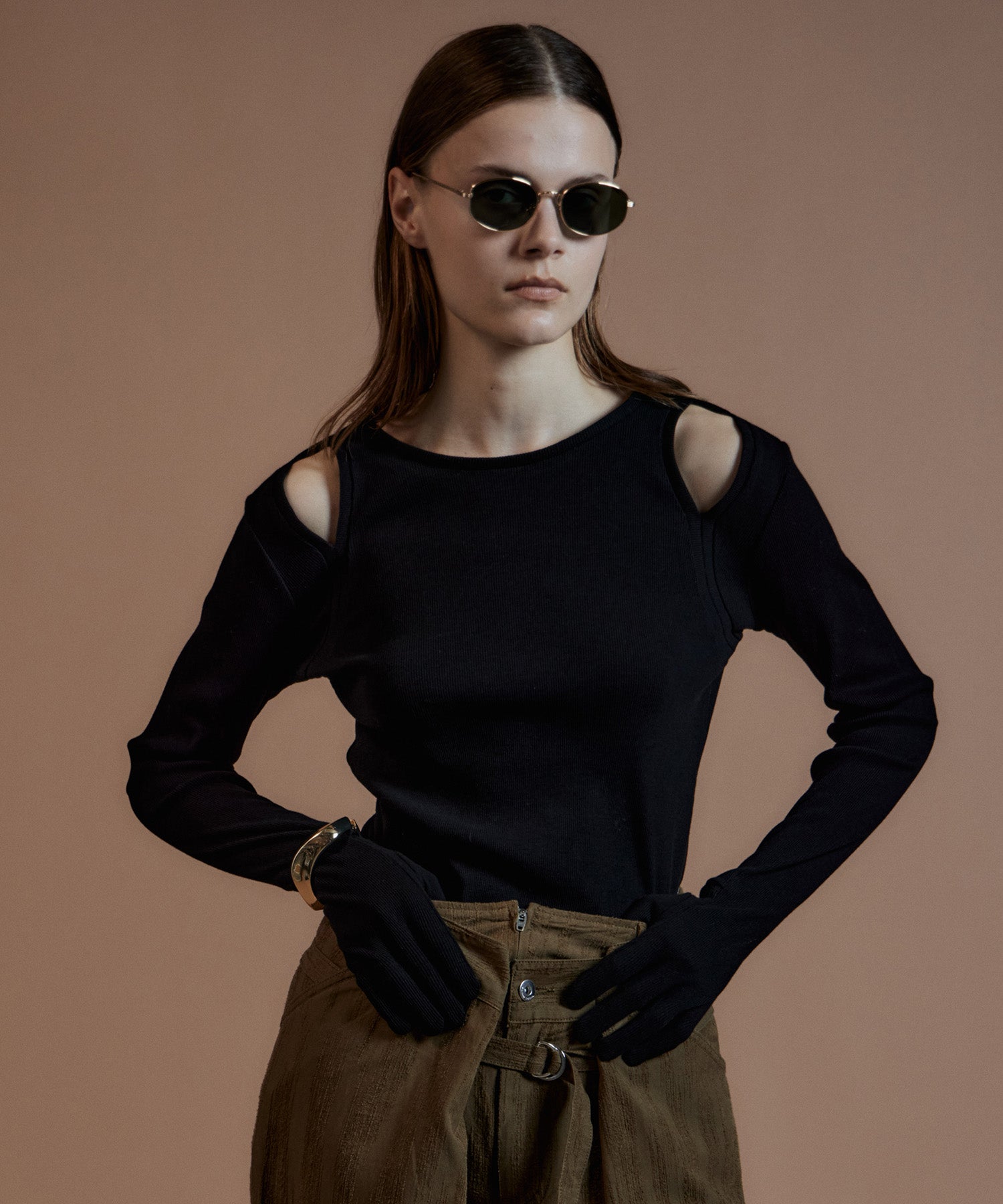 【26AUTUMN PRE-ORDER】Glove Rib Jersey Top