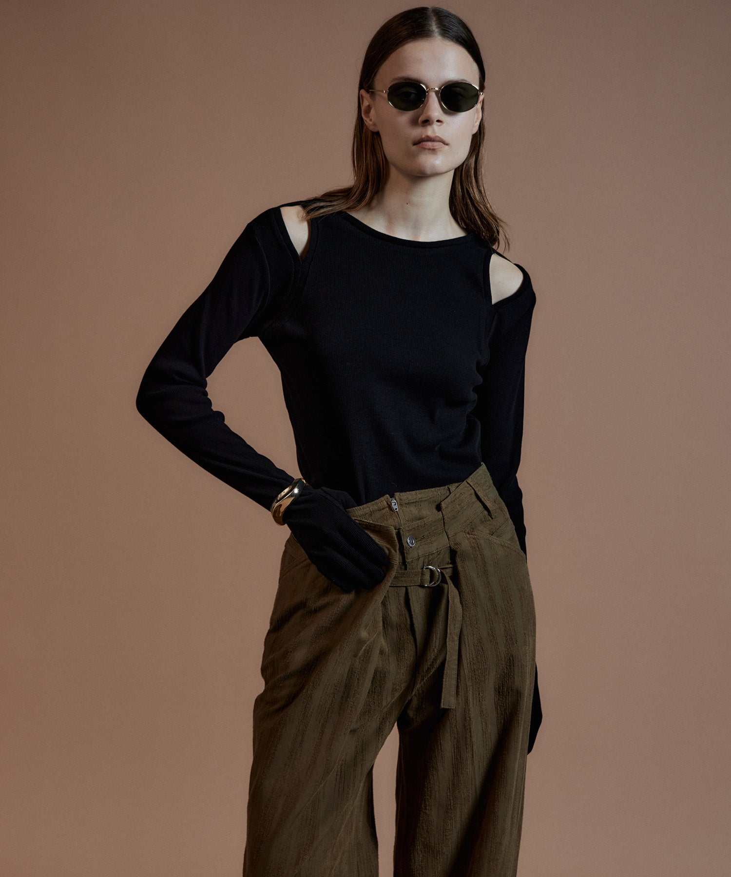 【26AUTUMN PRE-ORDER】Glove Rib Jersey Top
