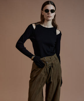【26AUTUMN PRE-ORDER】Glove Rib Jersey Top