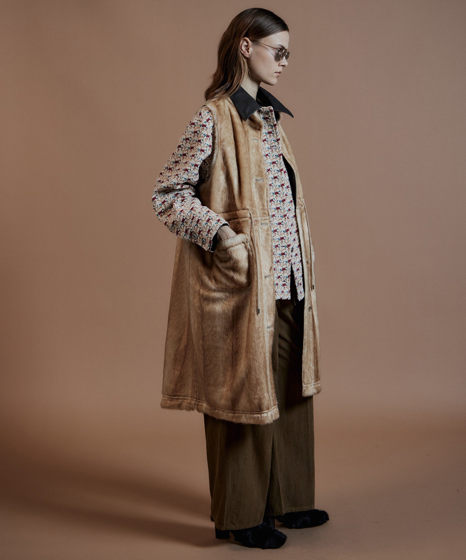 【26AUTUMN PRE-ORDER】Flower Jacquard Utility Jacket