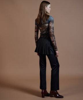 【26AUTUMN PRE-ORDER】Skirt Layered Pants