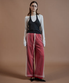 【26AUTUMN PRE-ORDER】Tulle Side Line Jersey Pants