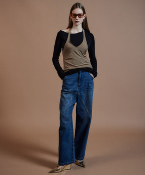 【26AUTUMN PRE-ORDER】Low-Waist Loose Denim