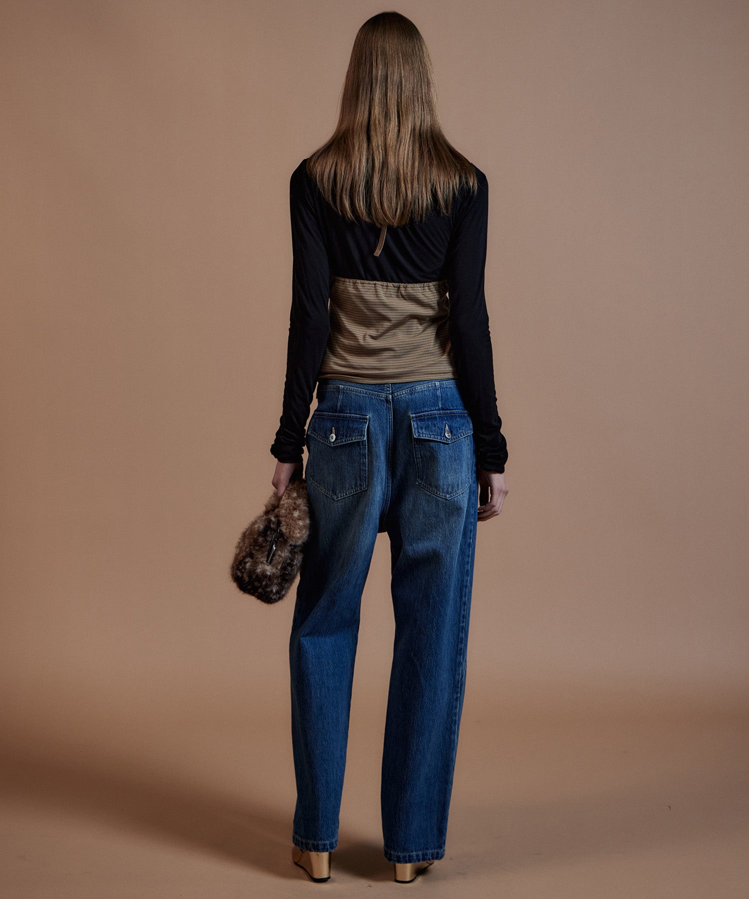 【26AUTUMN PRE-ORDER】Low-Waist Loose Denim