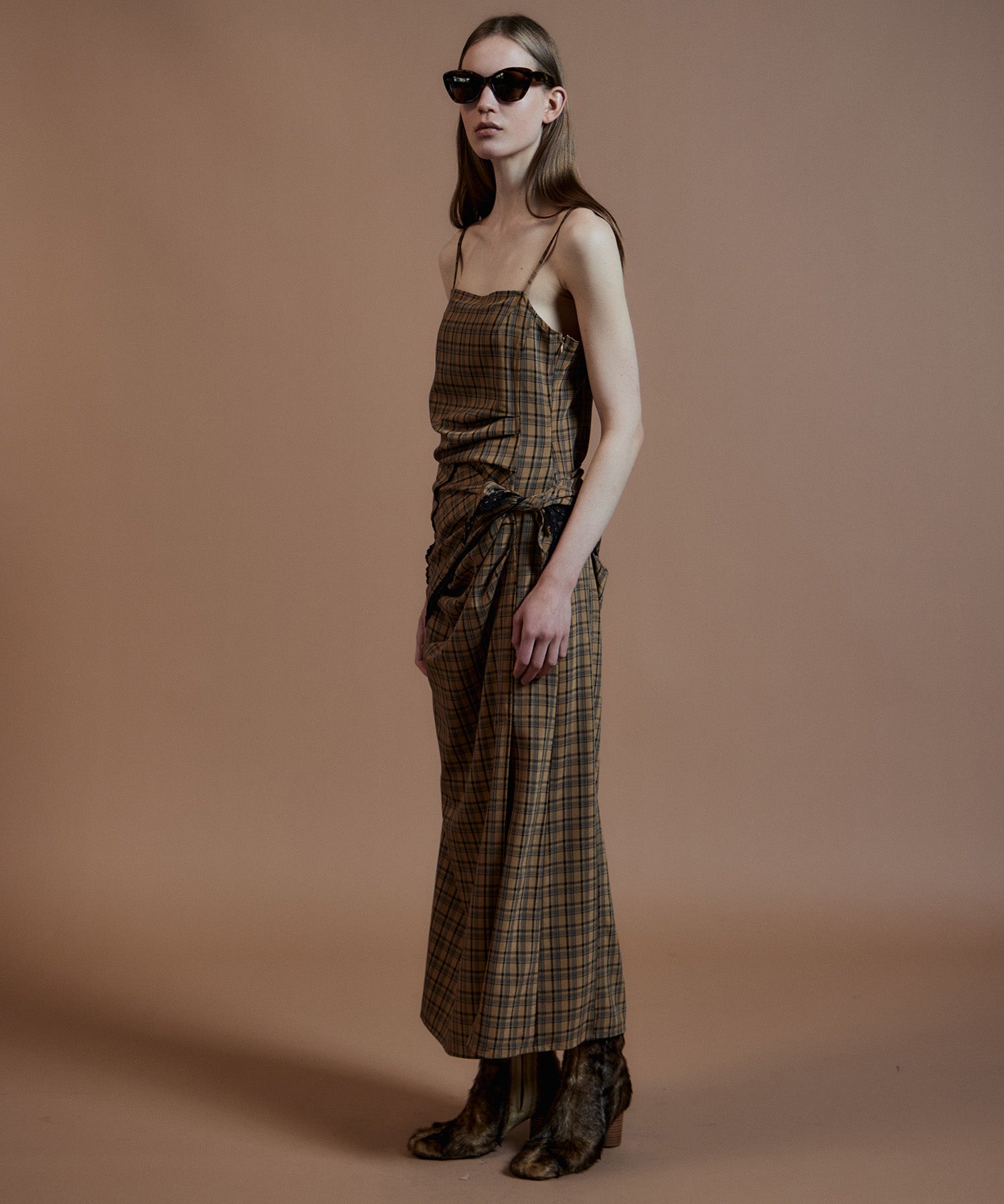 【26AUTUMN PRE-ORDER】Fur-Like Square Short Boots