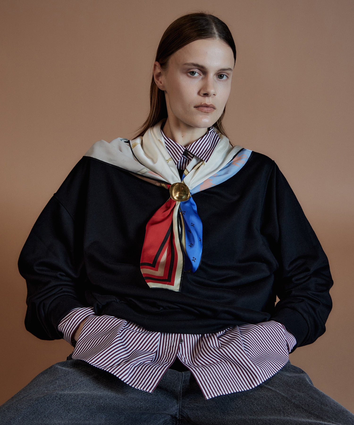 【26AUTUMN PRE-ORDER】2WAY Off-Shoulder Sweatshirt