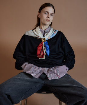 【26AUTUMN PRE-ORDER】2WAY Off-Shoulder Sweatshirt