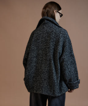【26AUTUMN PRE-ORDER】Oversized High-Neck Midi Coat