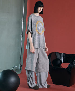 [26SS 预购] [Hypnose Association for MAISON SPECIAL] “DOBERMANN” Prime-Over 褪色圆领图案 T 恤