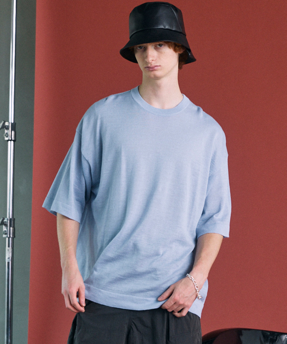 【26SS PRE-ORDER】Ramie-SOLOTEX Prime-Over Crewneck Short Sleeve Knit T-shirt