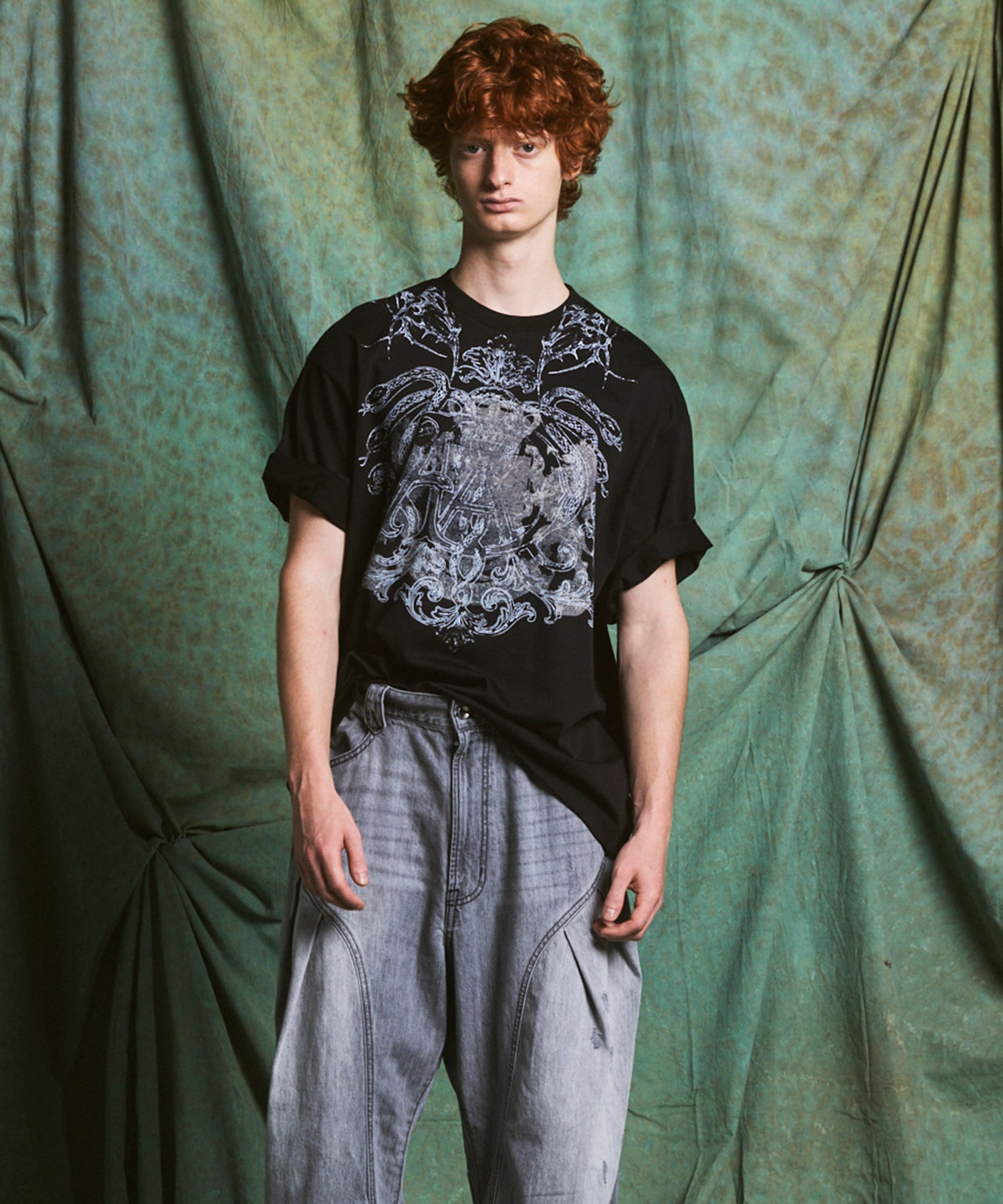 [26SS 预购] [Hypnose Association for MAISON SPECIAL] “SNAKE” Prime-Over 圆领图案 T 恤