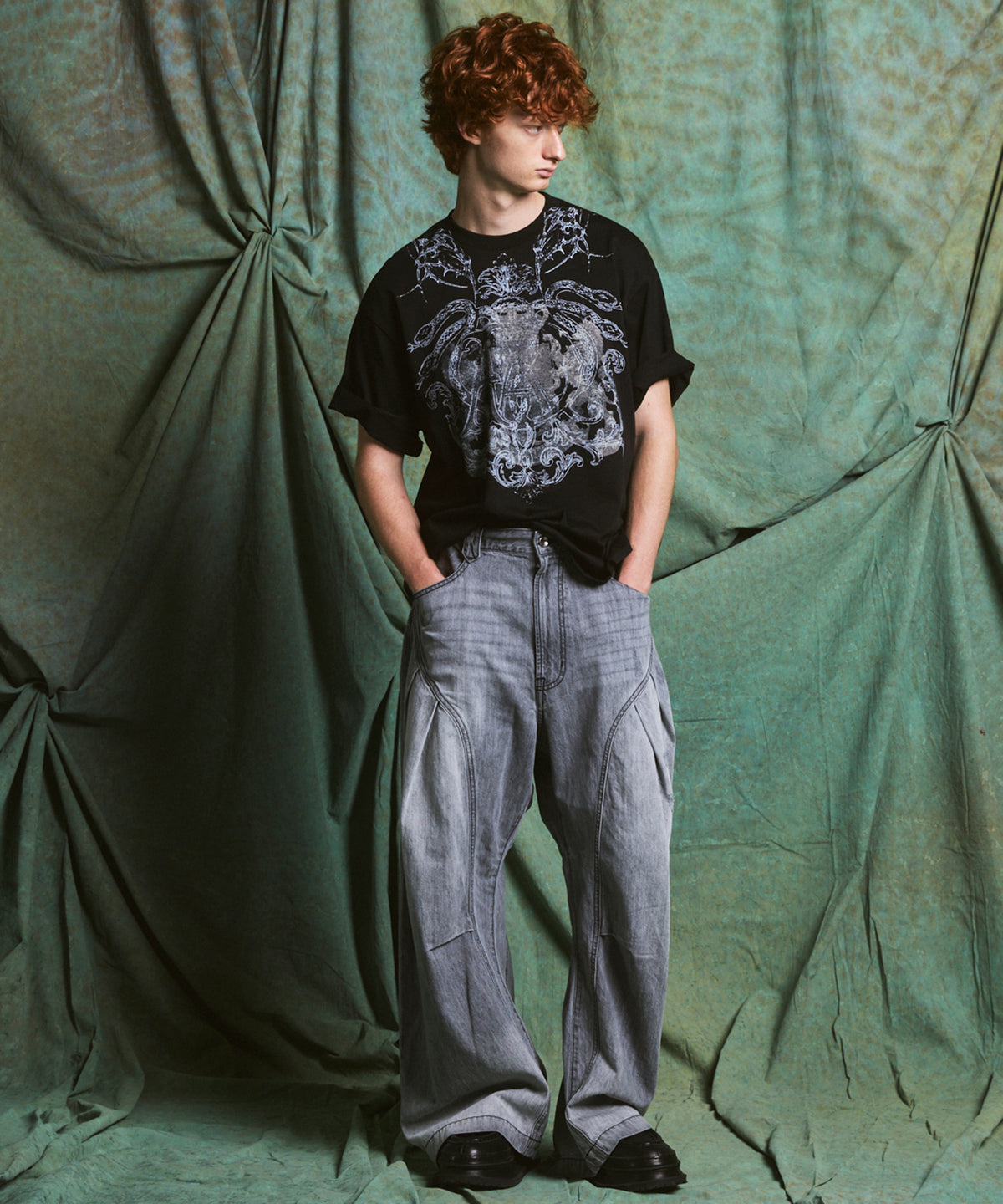 【Hypnose Association for MAISON SPECIAL】「SNAKE」Prime-Over Crew Neck Graphic T-Shirt
