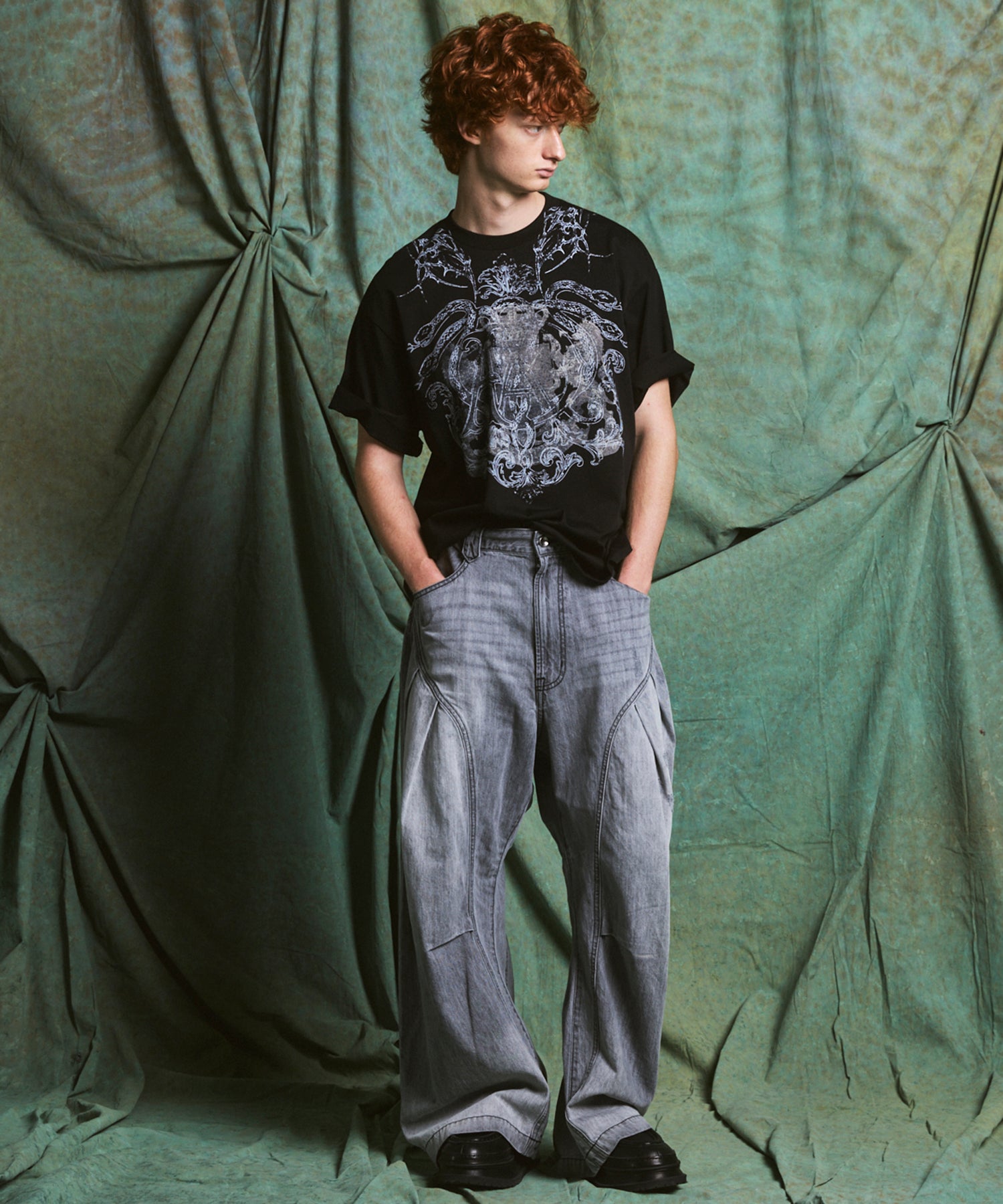 [26SS 预购] [Hypnose Association for MAISON SPECIAL] “SNAKE” Prime-Over 圆领图案 T 恤