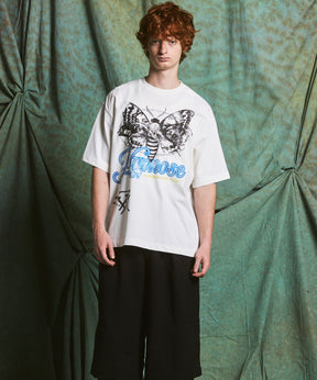 [26SS 预购] [Hypnose Association for MAISON SPECIAL] “SKULL MOTH” Prime-Over 圆领图案 T 恤