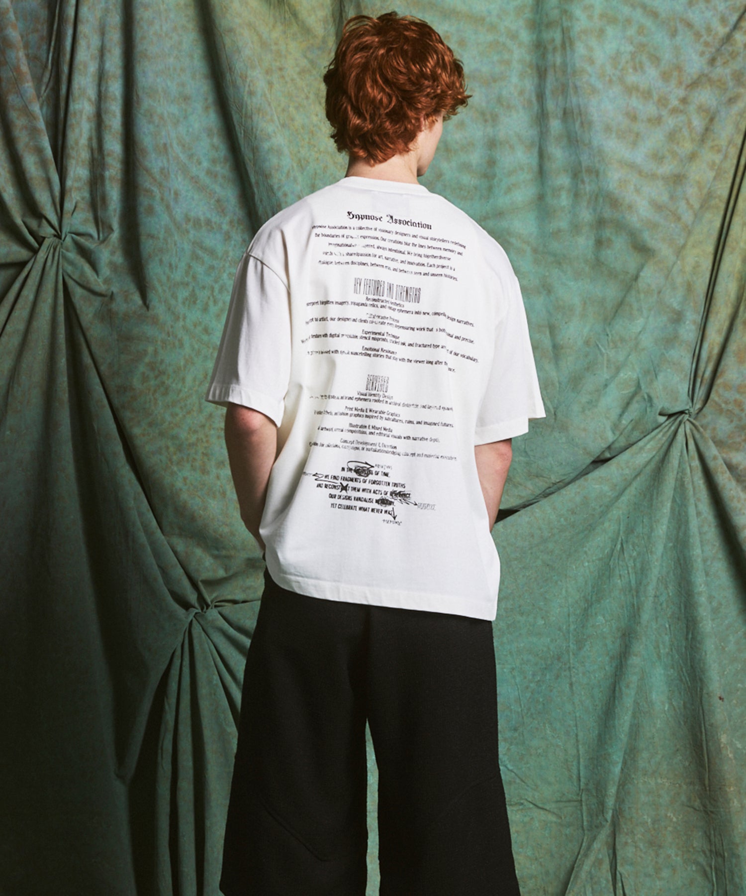 [26SS 预购] [Hypnose Association for MAISON SPECIAL] “SKULL MOTH” Prime-Over 圆领图案 T 恤