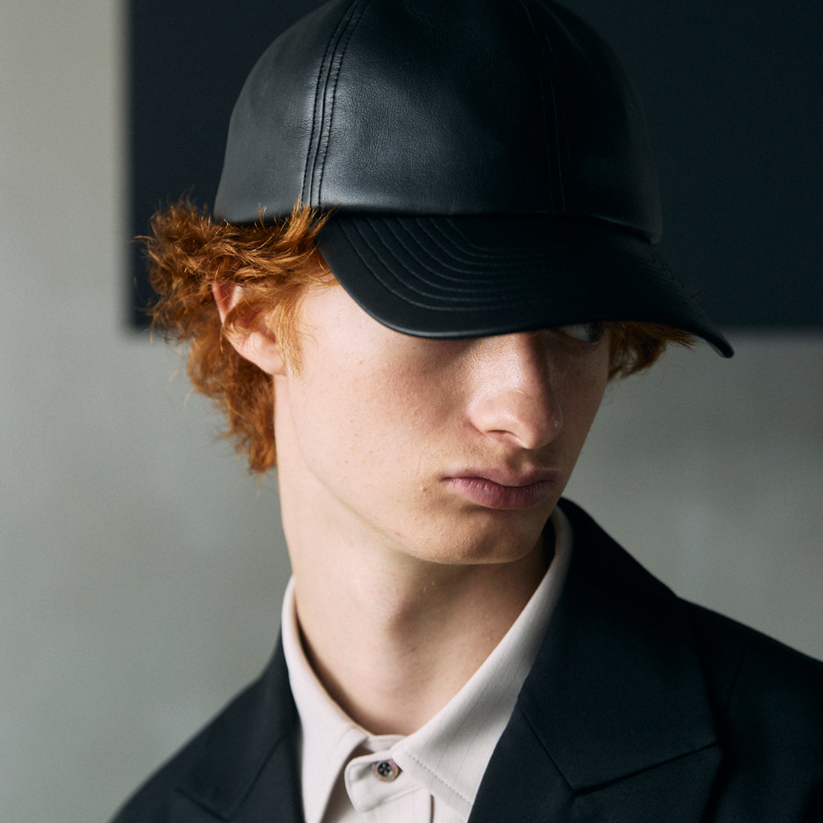 ギャッベ Artificial Leather 6 Panel Cap