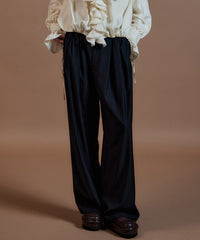 Super140's Wool Satin Slacks