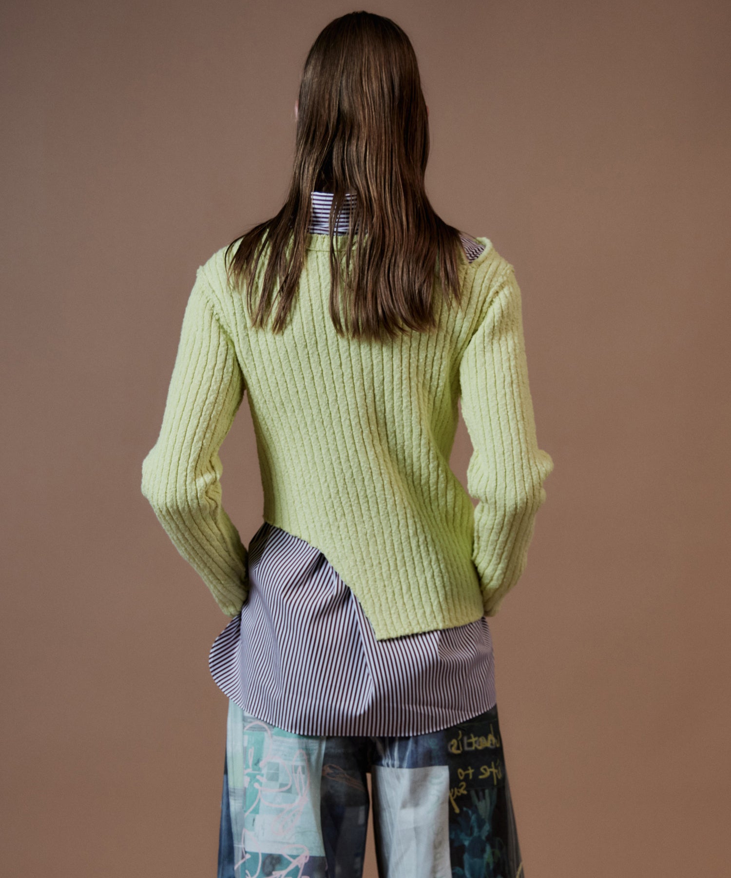 【26AUTUMN PRE-ORDER】Wide Slit Knit Top