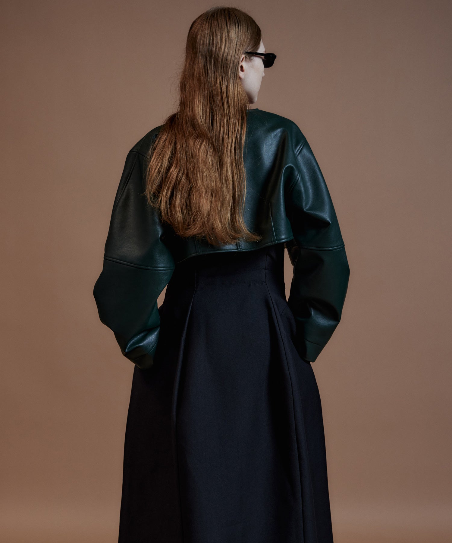 【26AUTUMN PRE-ORDER】Vegan Leather Short Jacket