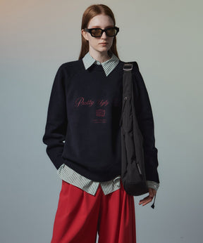 【26AUTUMN PRE-ORDER】Pretty Ugly Club Logo Knit