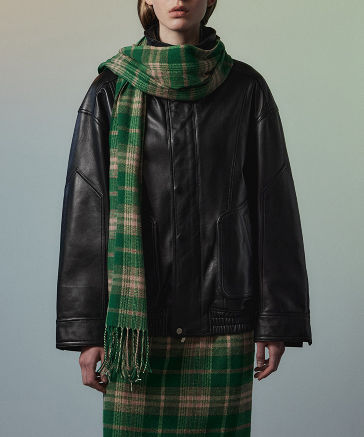 【26AUTUMN PRE-ORDER】Check Scarf