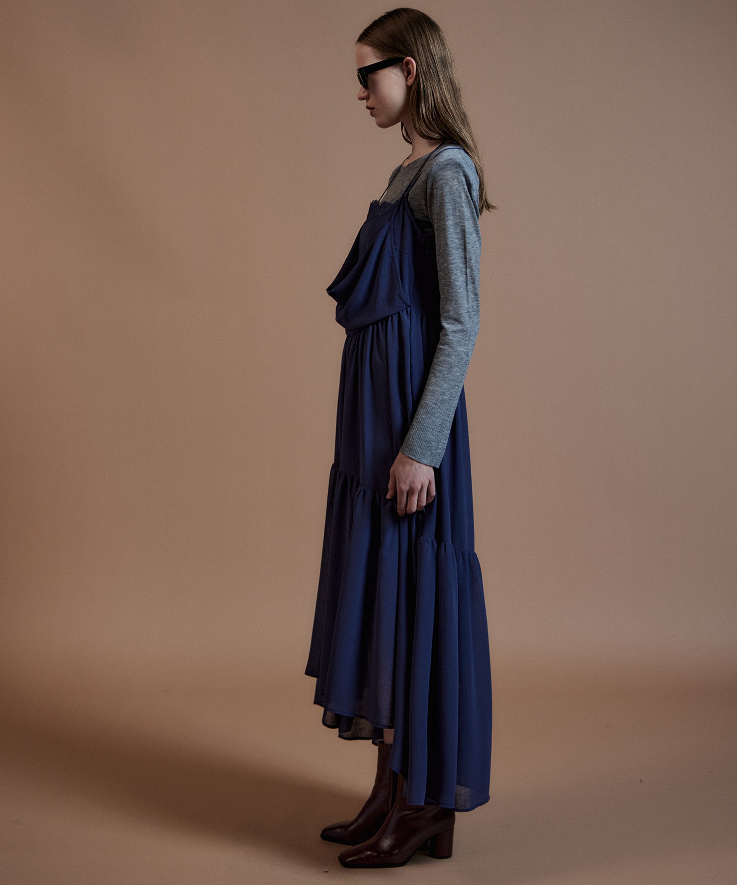 【26AUTUMN PRE-ORDER】Chiffon Lace Camisole Dress