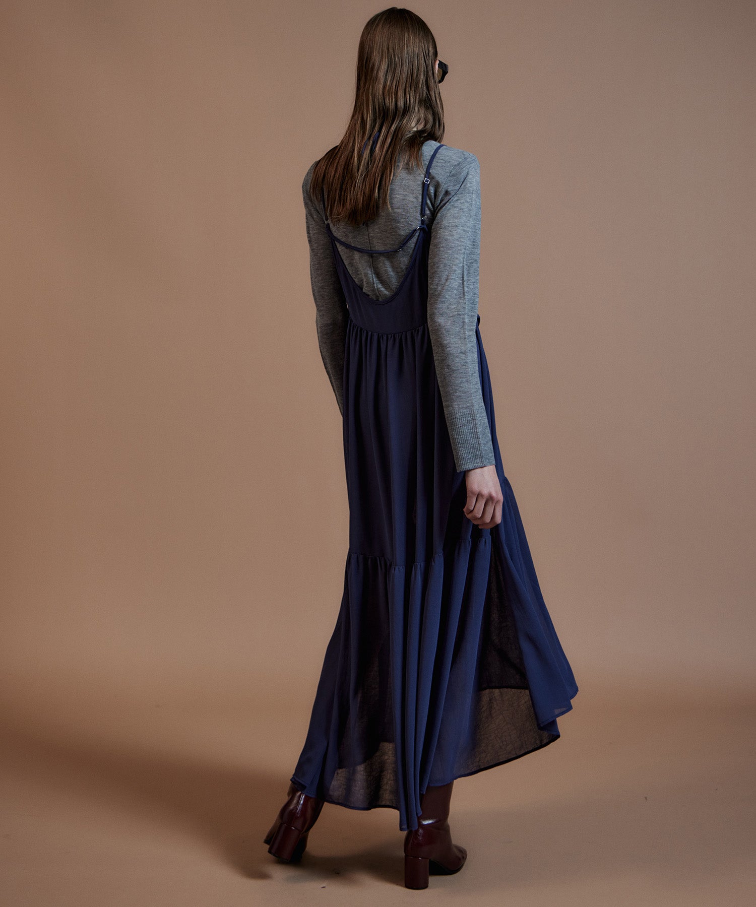 【26AUTUMN PRE-ORDER】Chiffon Lace Camisole Dress