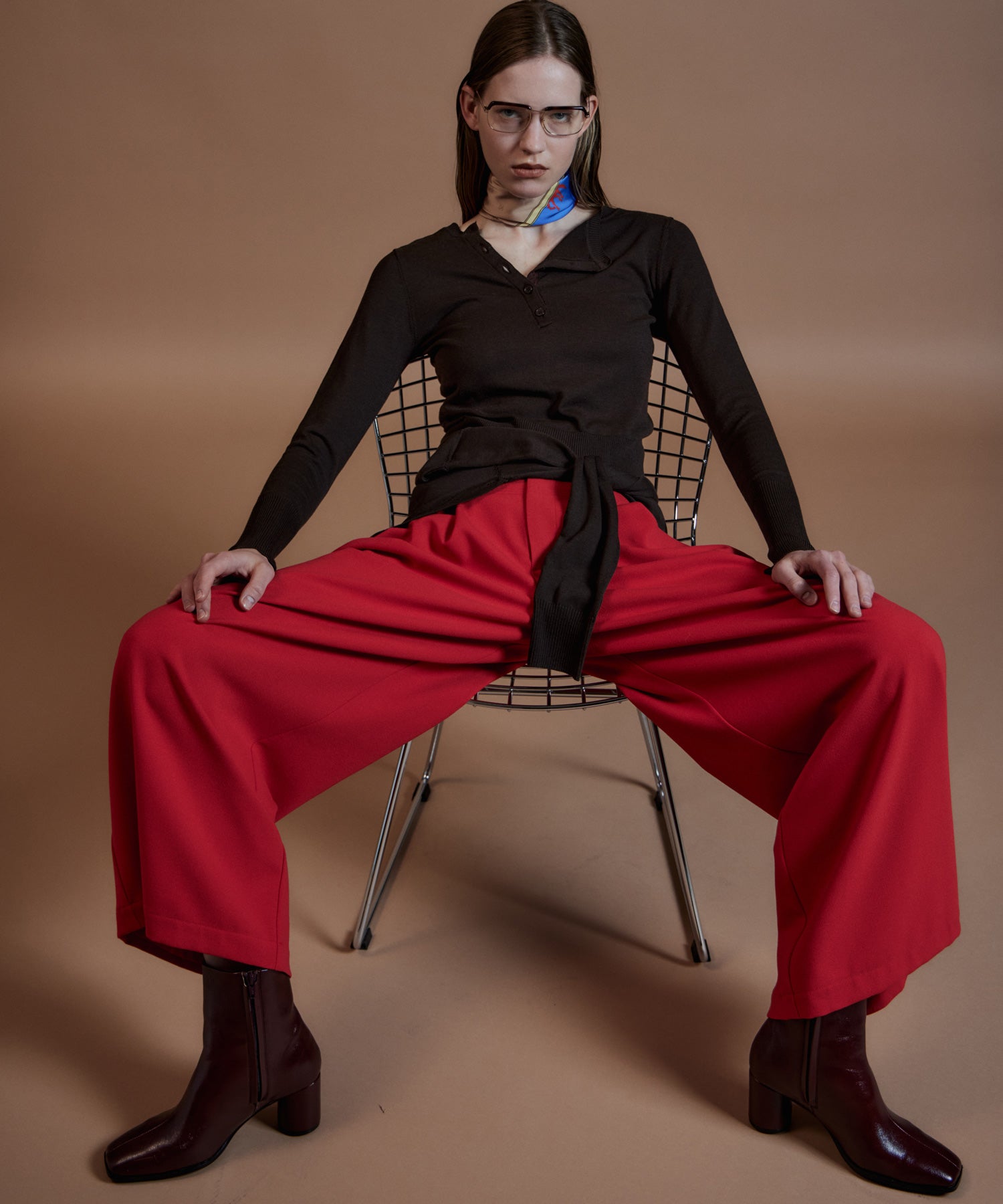 【26AUTUMN PRE-ORDER】Low-Tuck Color Pants