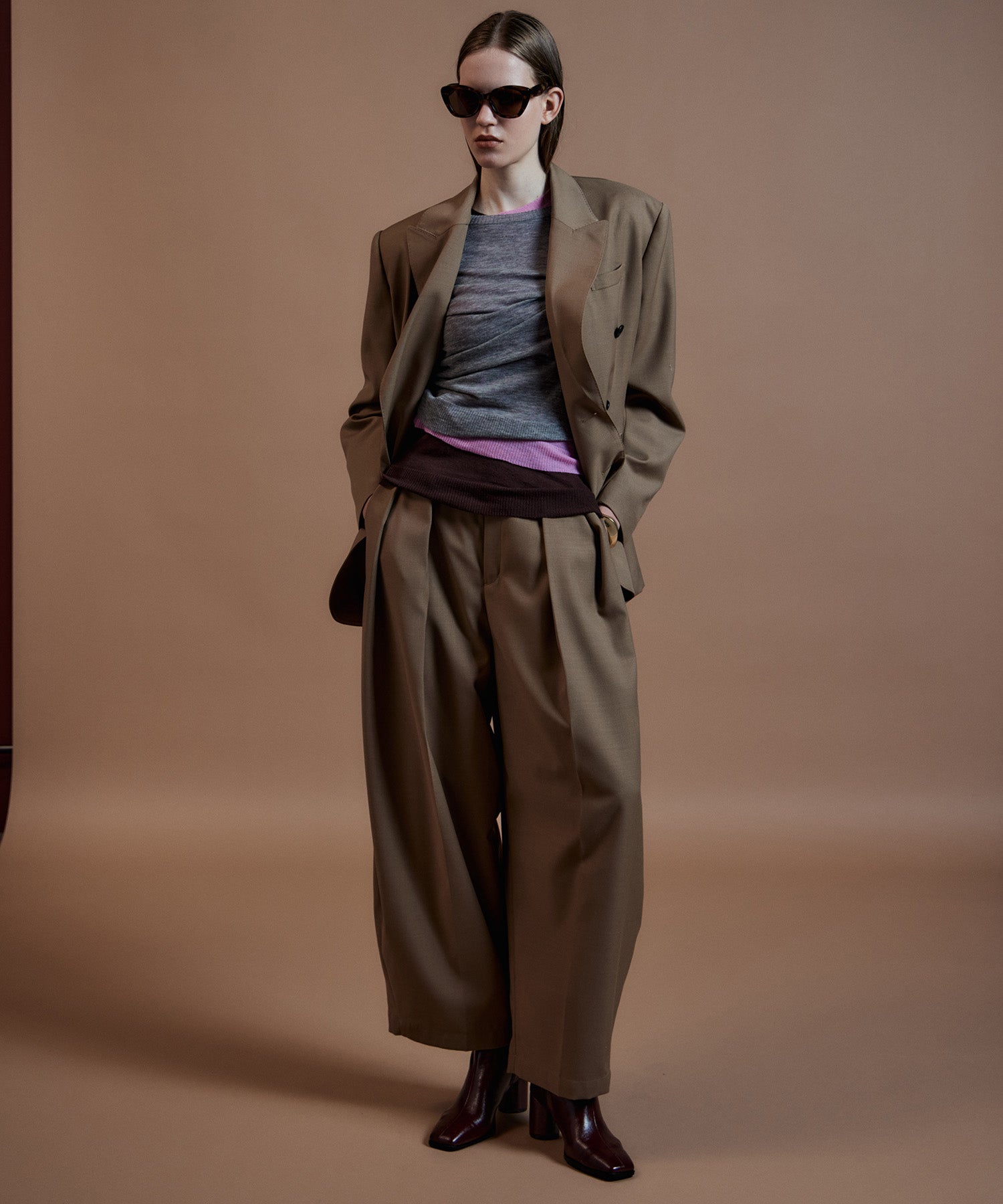 【26AUTUMN PRE-ORDER】Two-Tuck Cocoon Pants