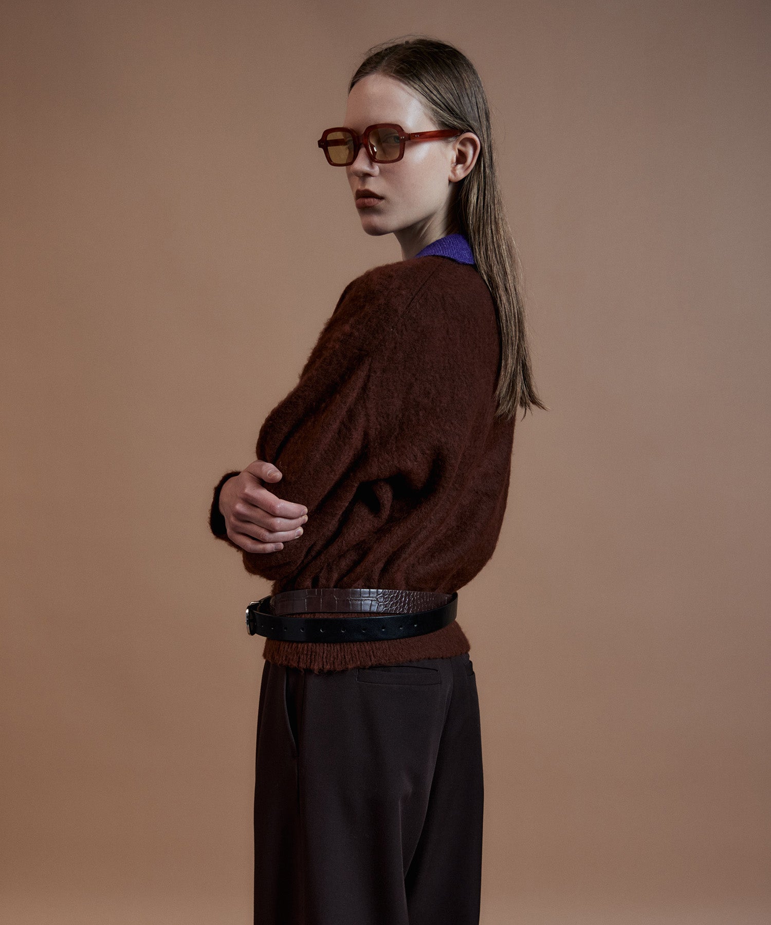 【26AUTUMN PRE-ORDER】Layered Polo Knit