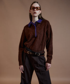 【26AUTUMN PRE-ORDER】Layered Polo Knit