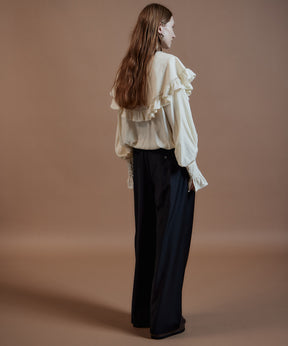 【26AUTUMN PRE-ORDER】Lace Frill Collar Blouse